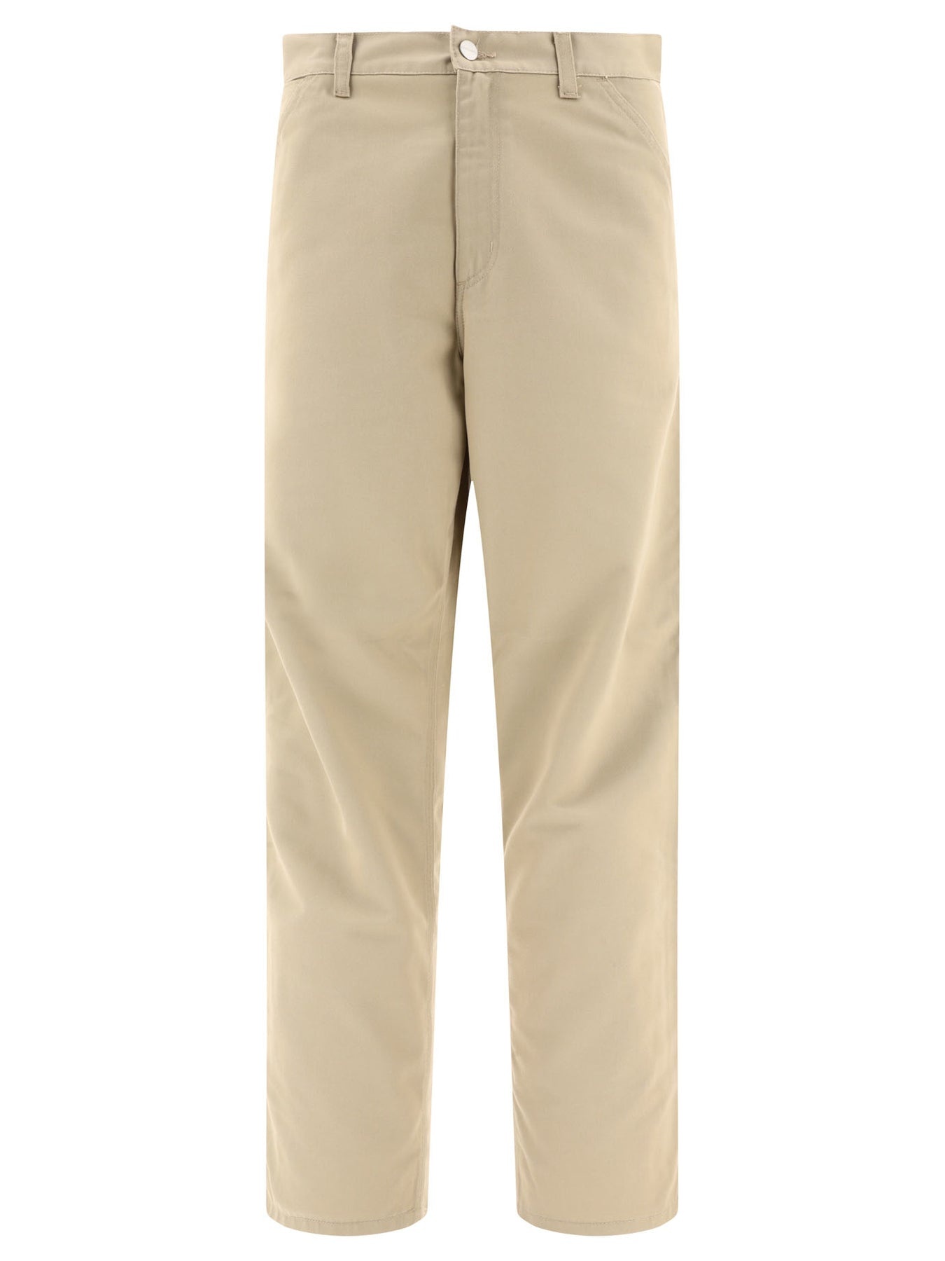 Simple Trousers Beige - 1