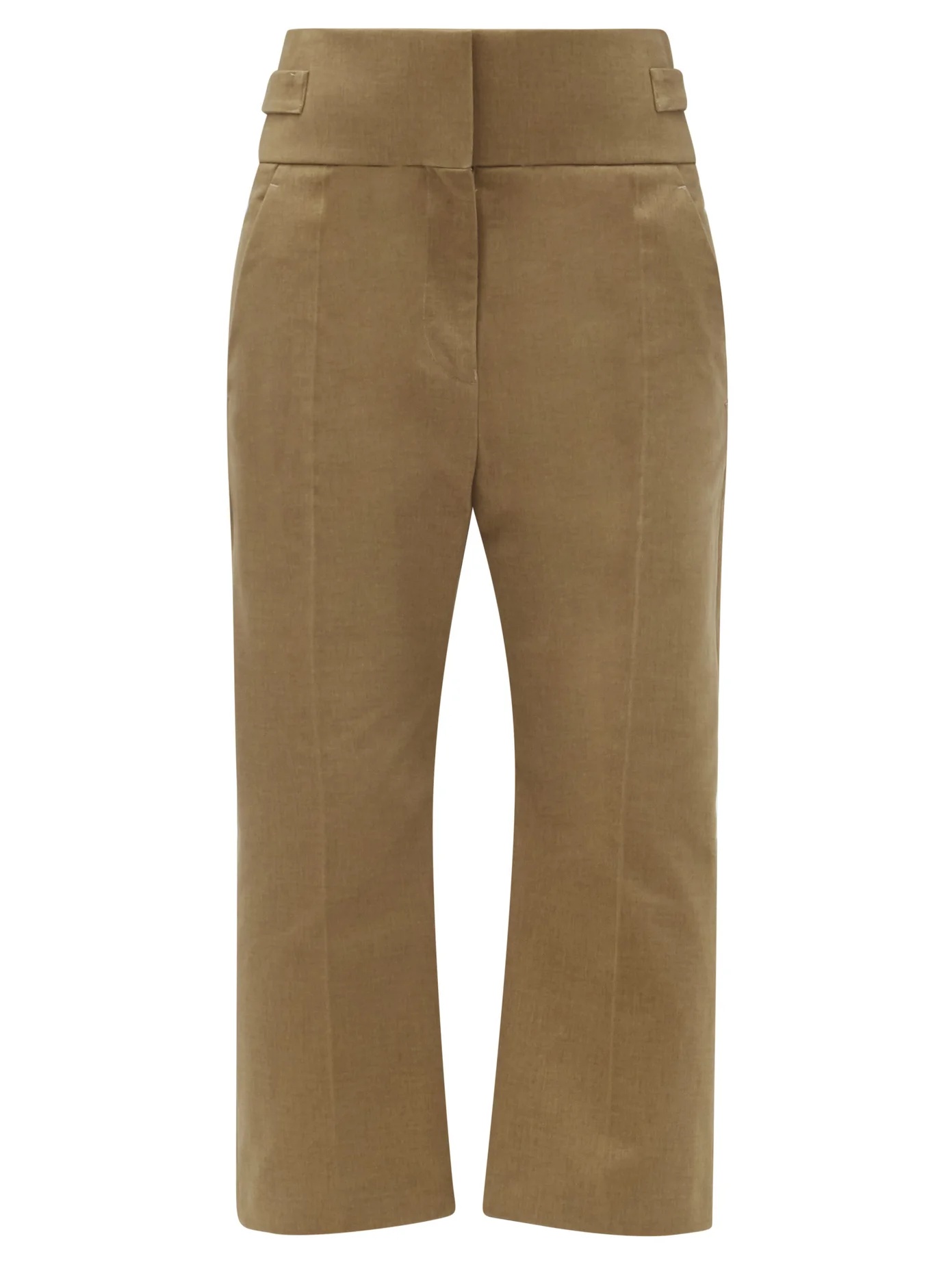 Beaumont high-rise cotton trousers - 1