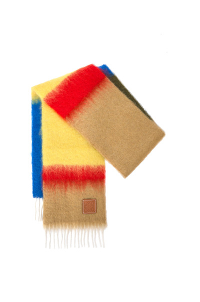 Loewe Stripes scarf in mohair outlook