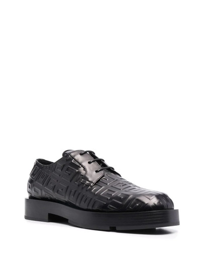 Givenchy 4G-motif lace-up derby shoes outlook