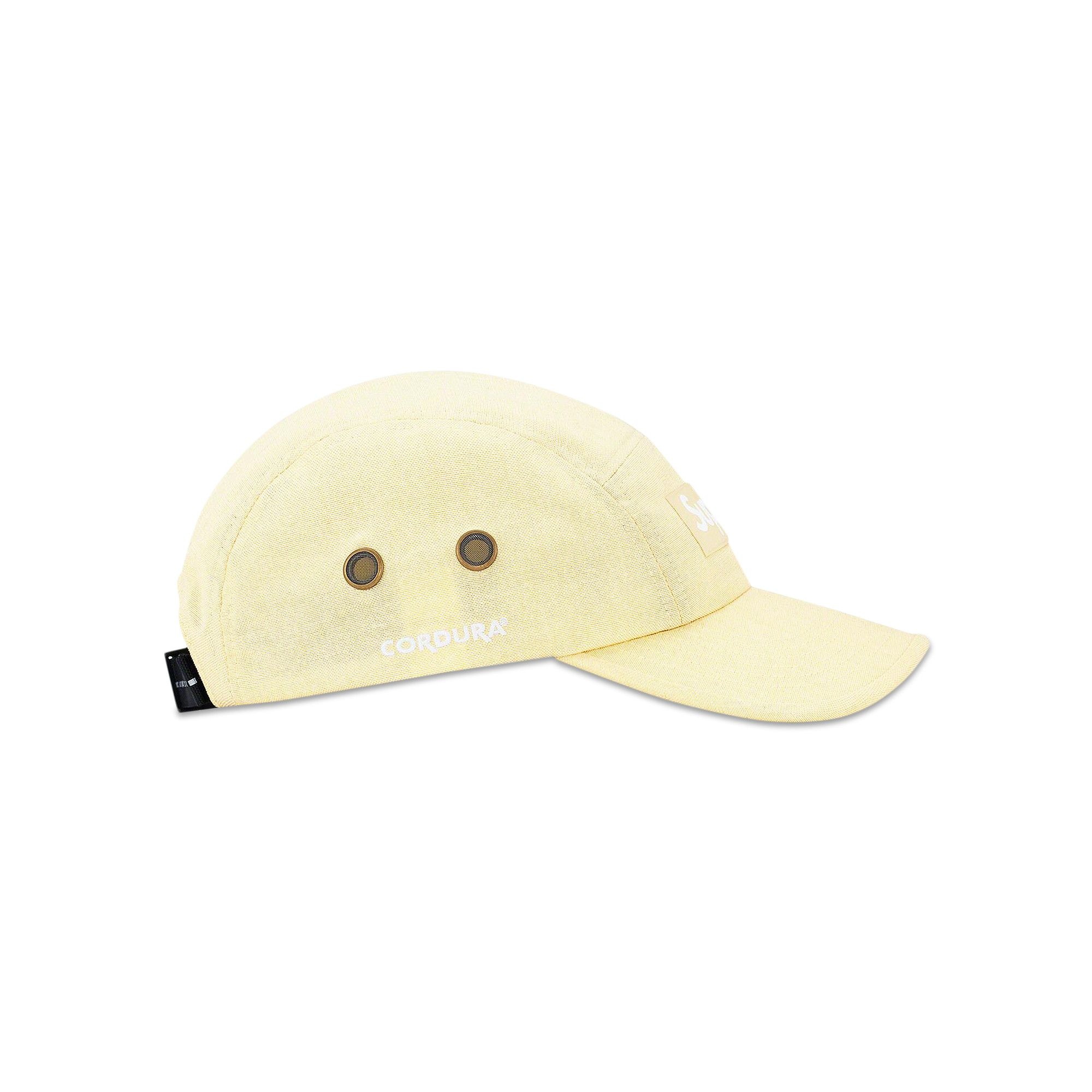 Supreme Brushed Cordura Camp Cap 'Pale Yellow' - 3