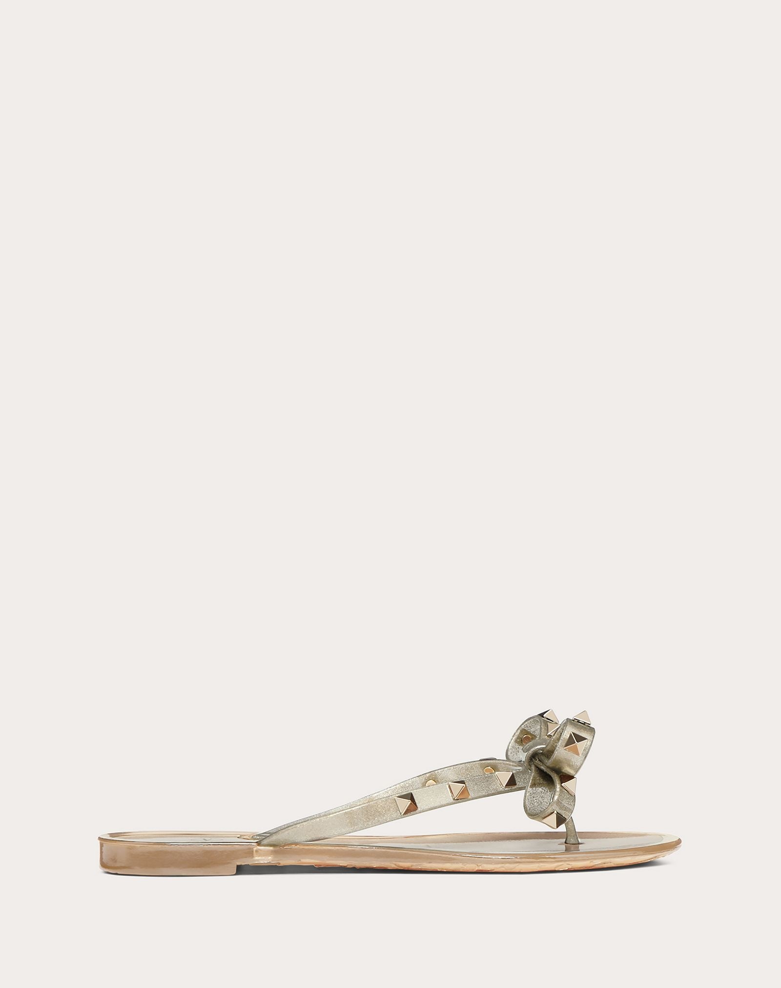 Rockstud Glittered Rubber Flip Flop - 1