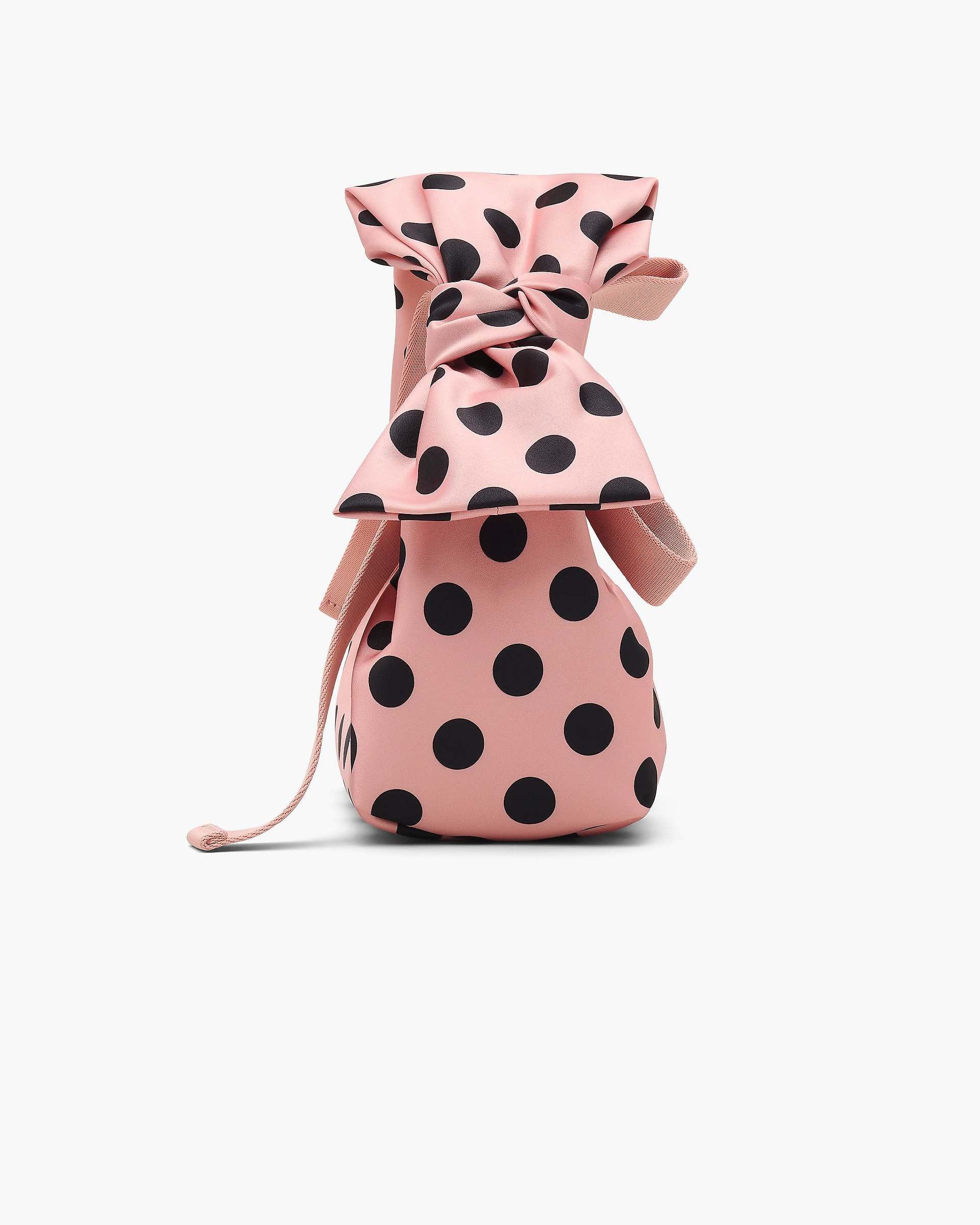 THE SATIN DOTS BOW MINI SACK BAG - 5