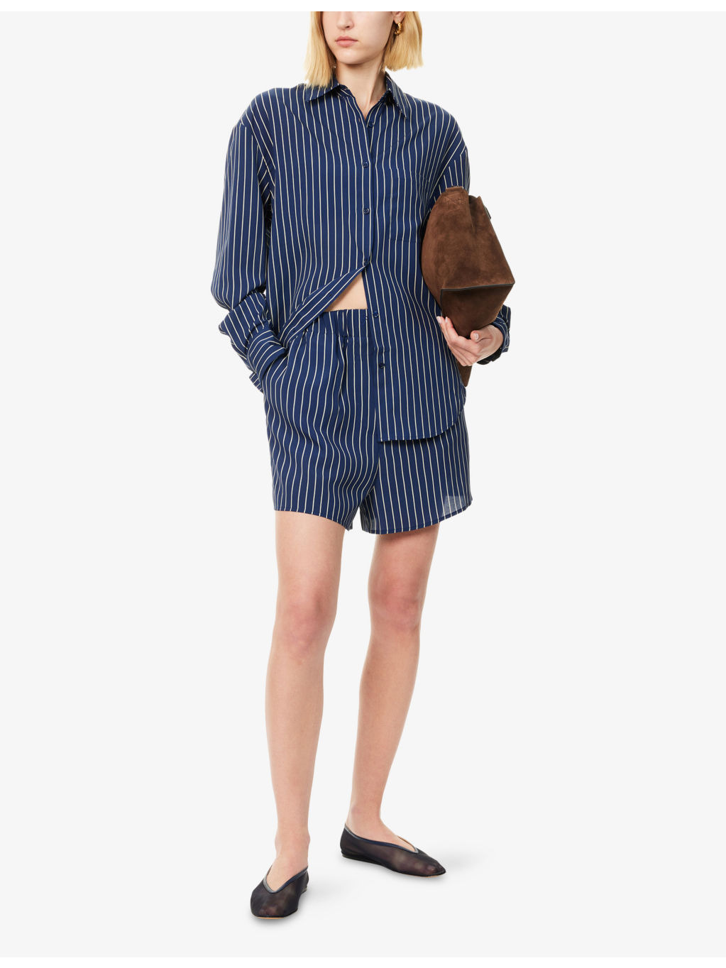 Lui Striped Woven Shorts - 2