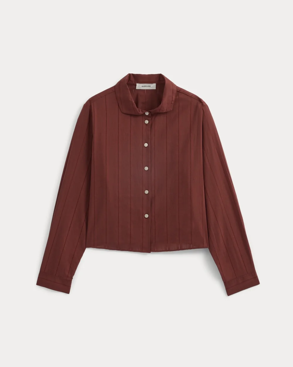 TEXTURED MINI COLLAR SHIRT - 1