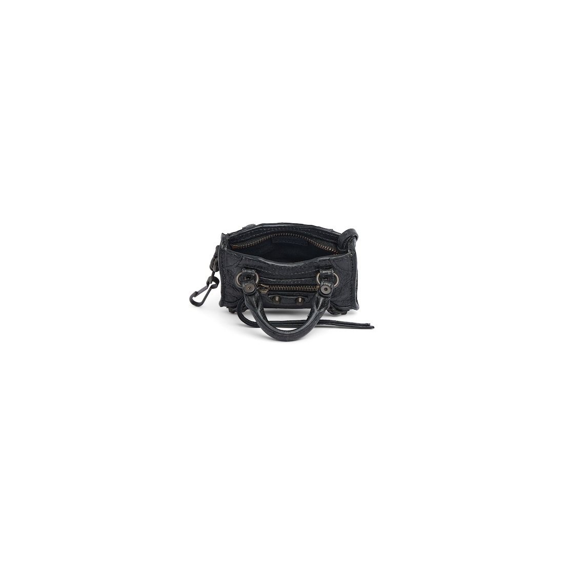 Women's Le City Micro Bag Charm in Black - 5