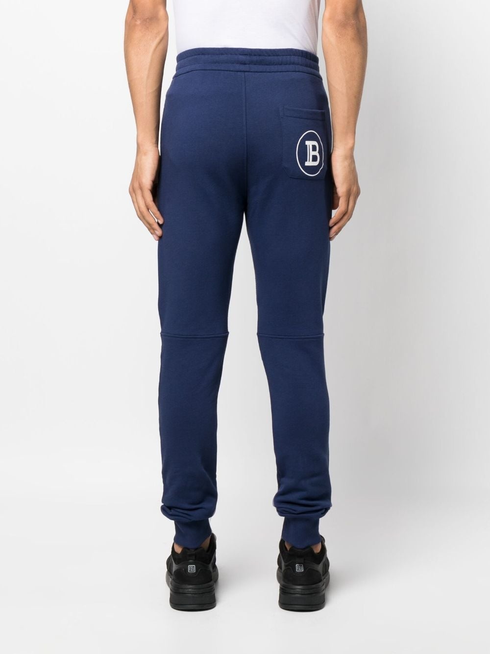 logo-print ribbed track pants - 4