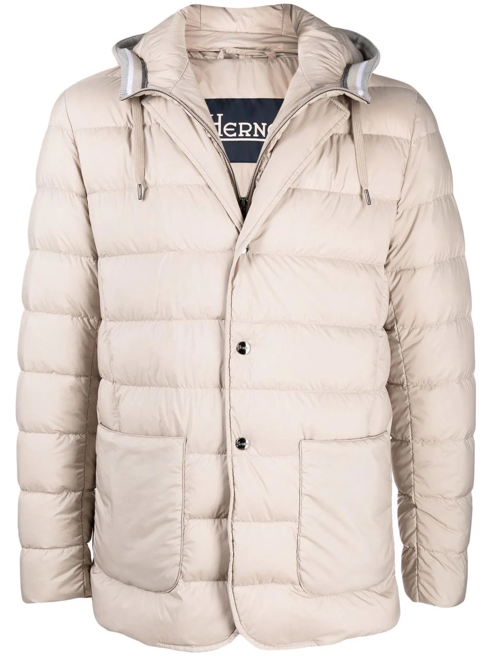 padded hooded jacket - 1