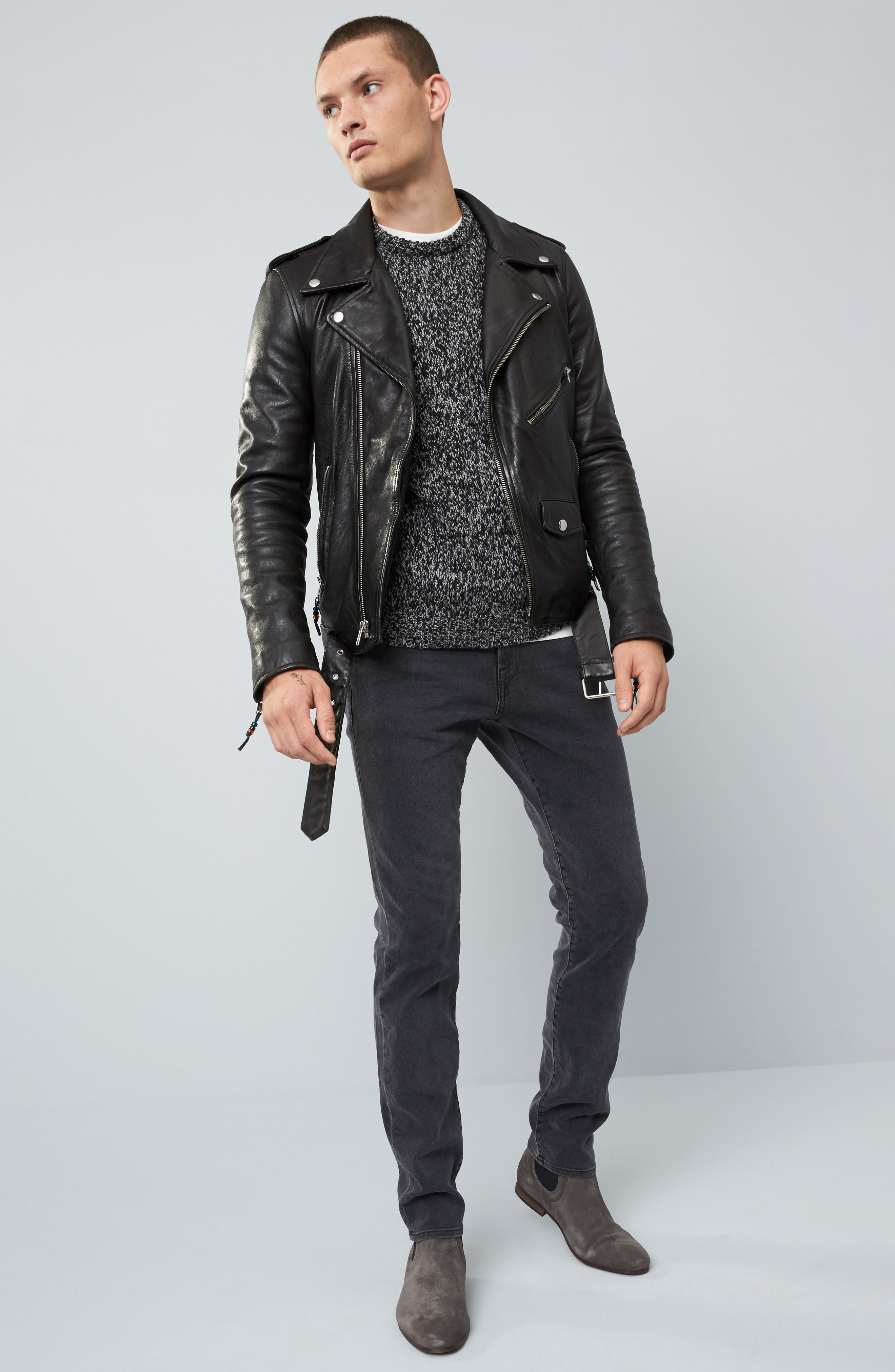 'L'Homme' Skinny Fit Jeans - 8