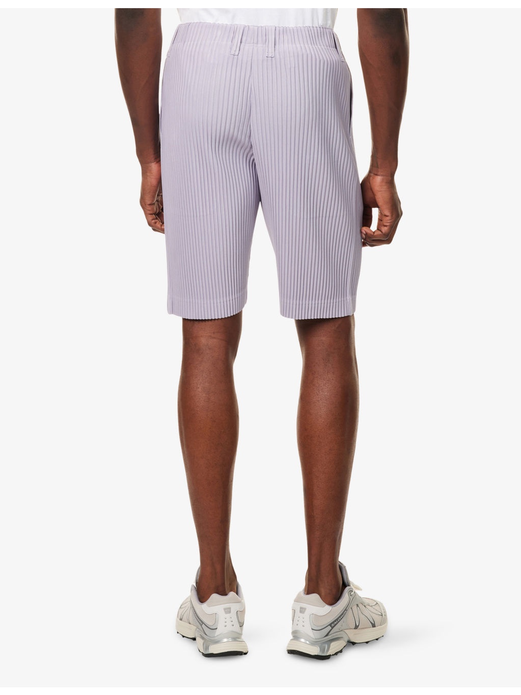 Pleated Slim-Fit Knitted Shorts - 4