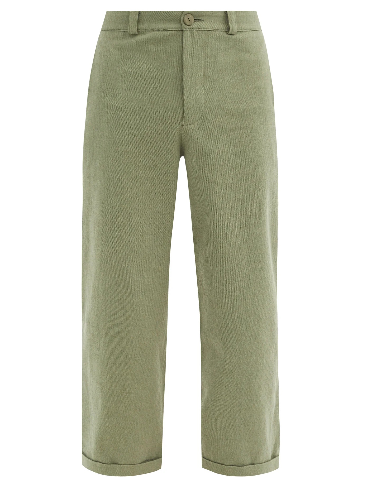 The Bricklayer cotton-blend cropped trousers - 1