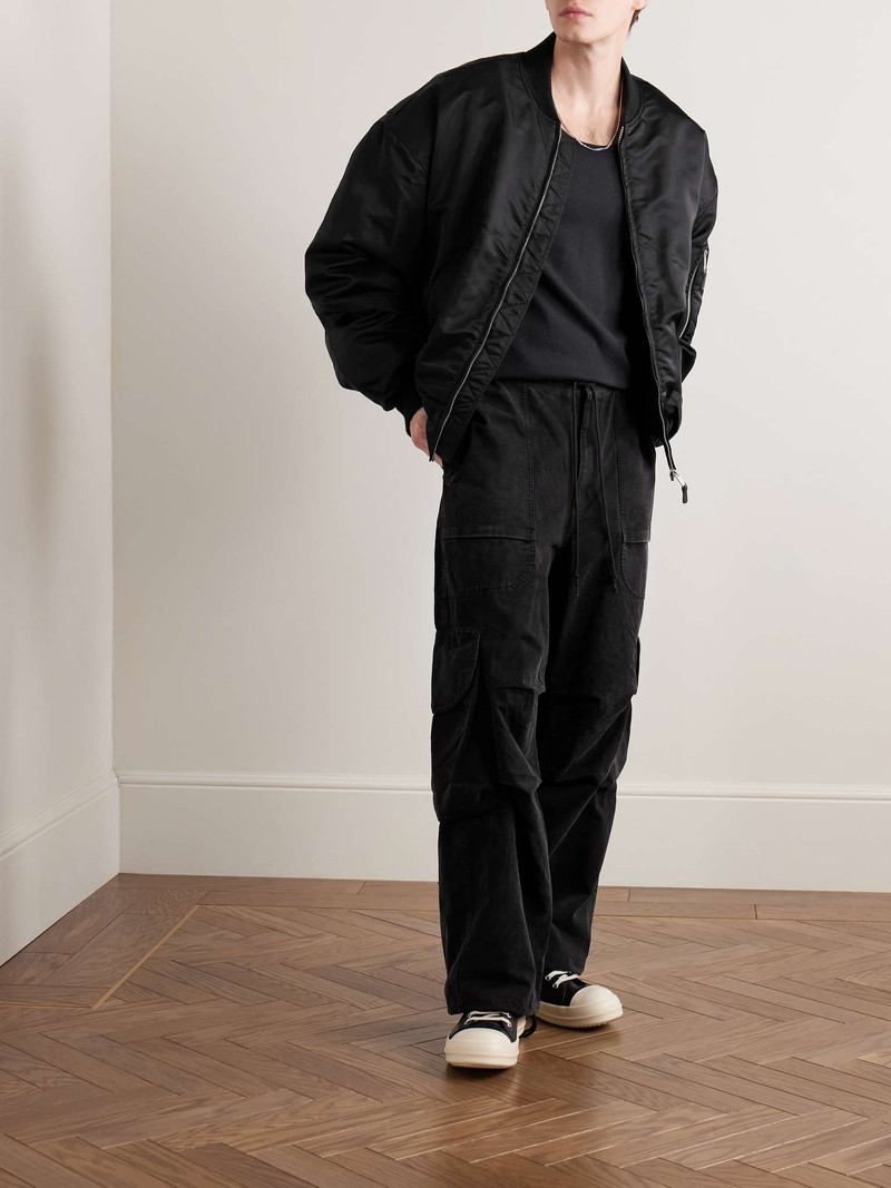 entire studios Broad Oversized Satin Bomber Jacket outlook