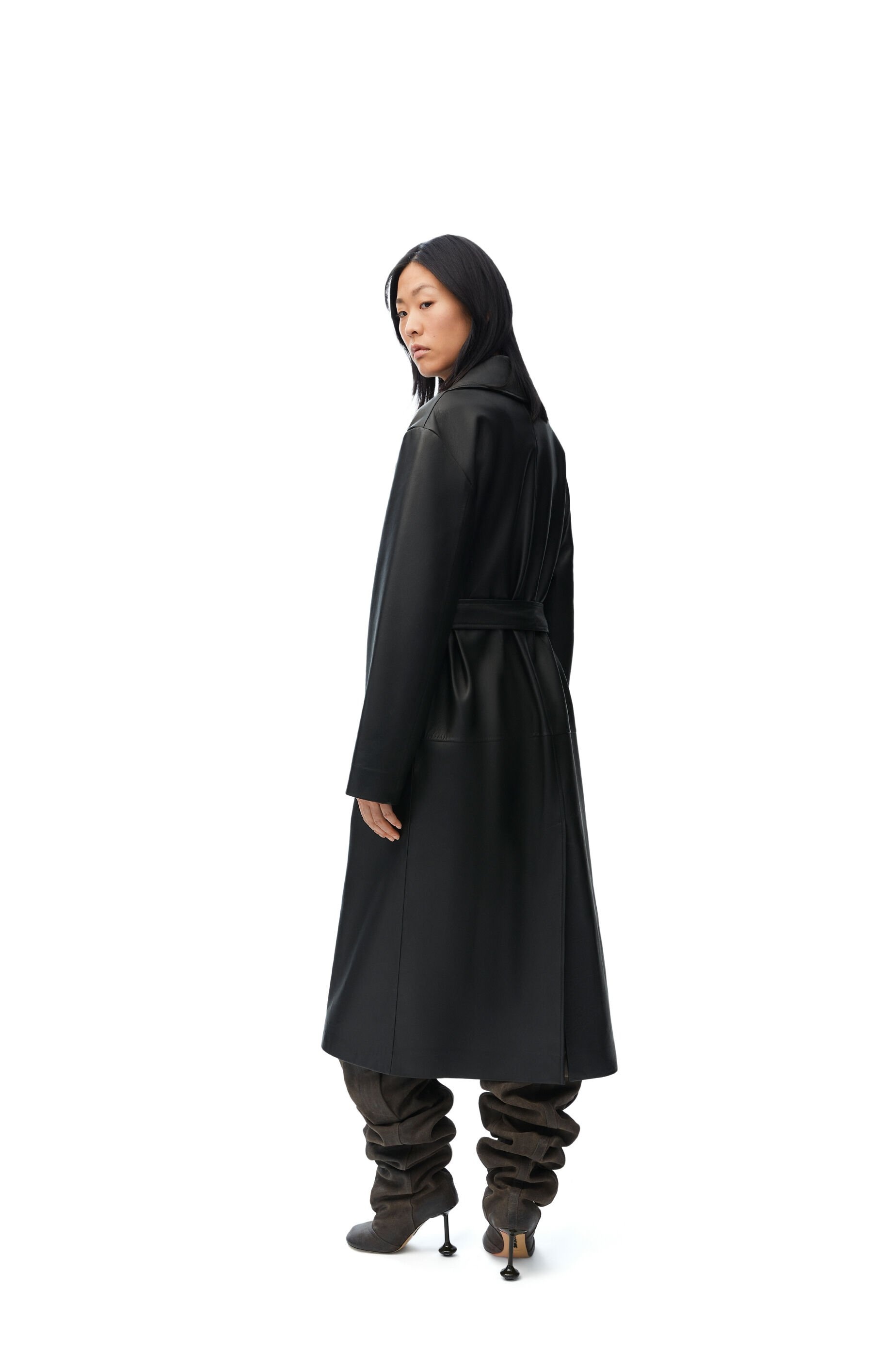 Chain coat in nappa lambskin - 4