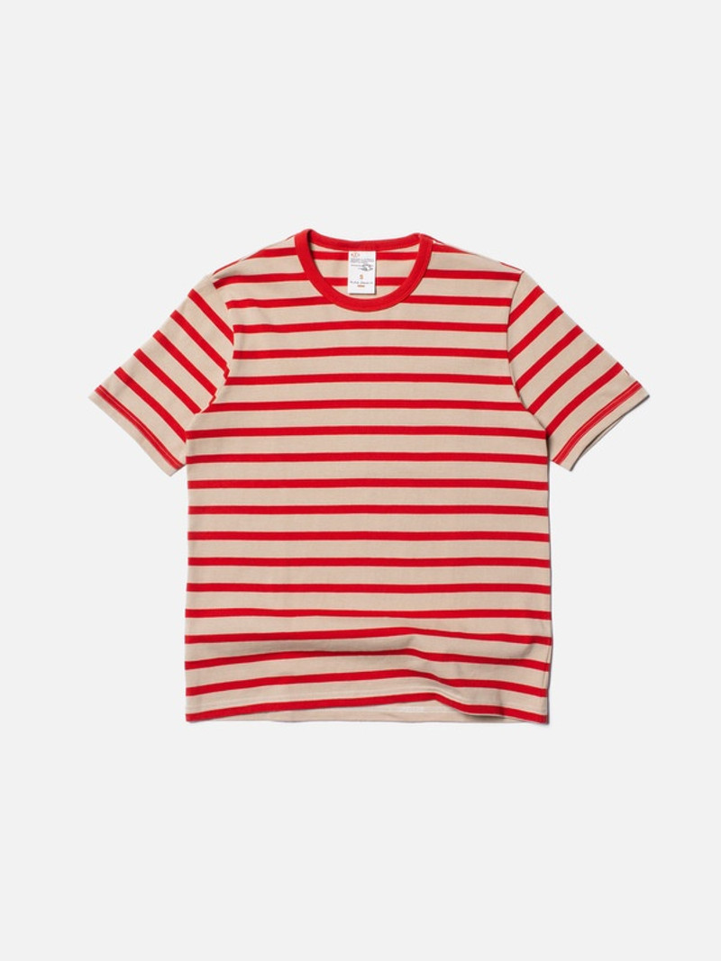 Joni Breton Stripe Offwhite/Red 1