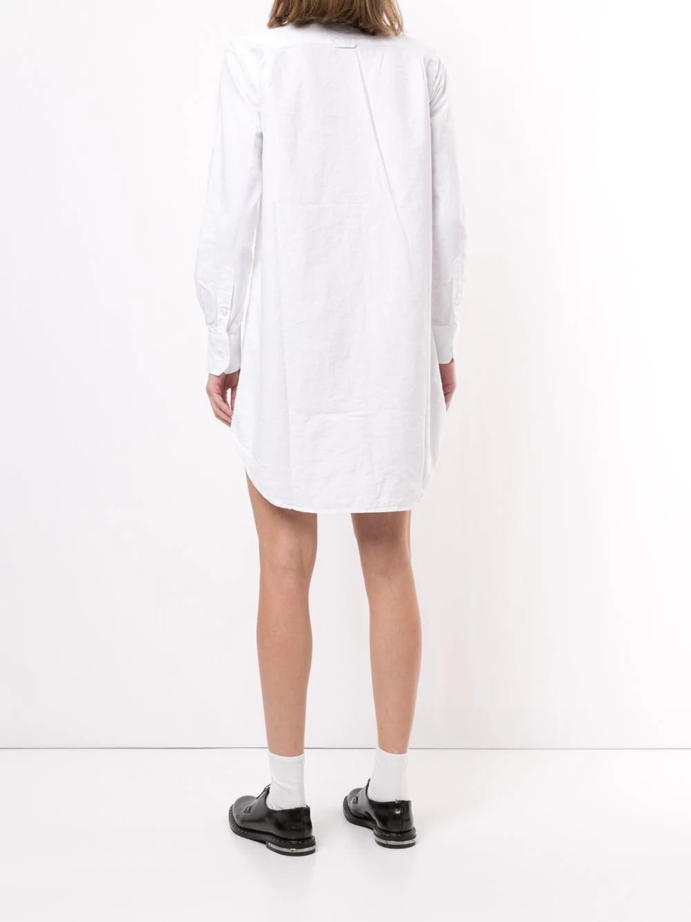 cotton shirt dress - 4