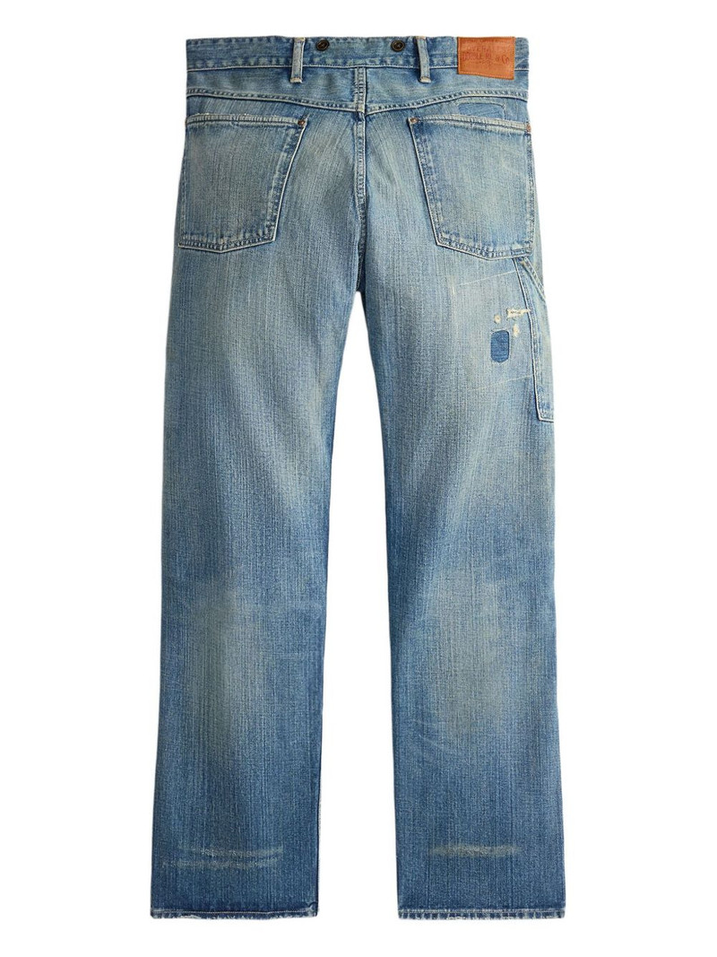 RRL by Ralph Lauren distressed cotton jeans outlook