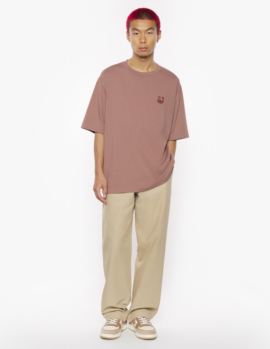 BOLD FOX HEAD PATCH OVERSIZE TEE SHIRT - 2