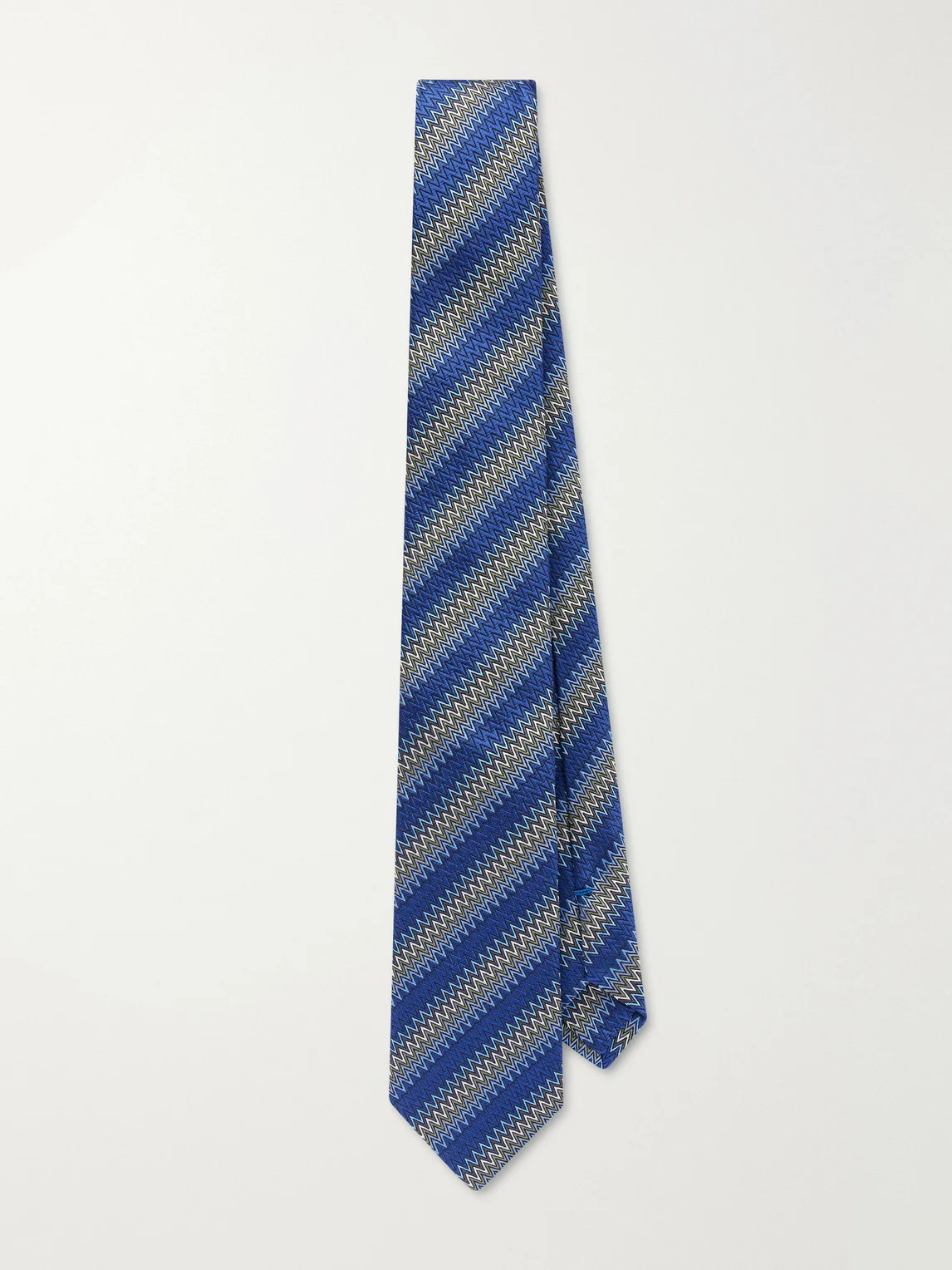 7cm Crochet-Knit Silk Tie - 1