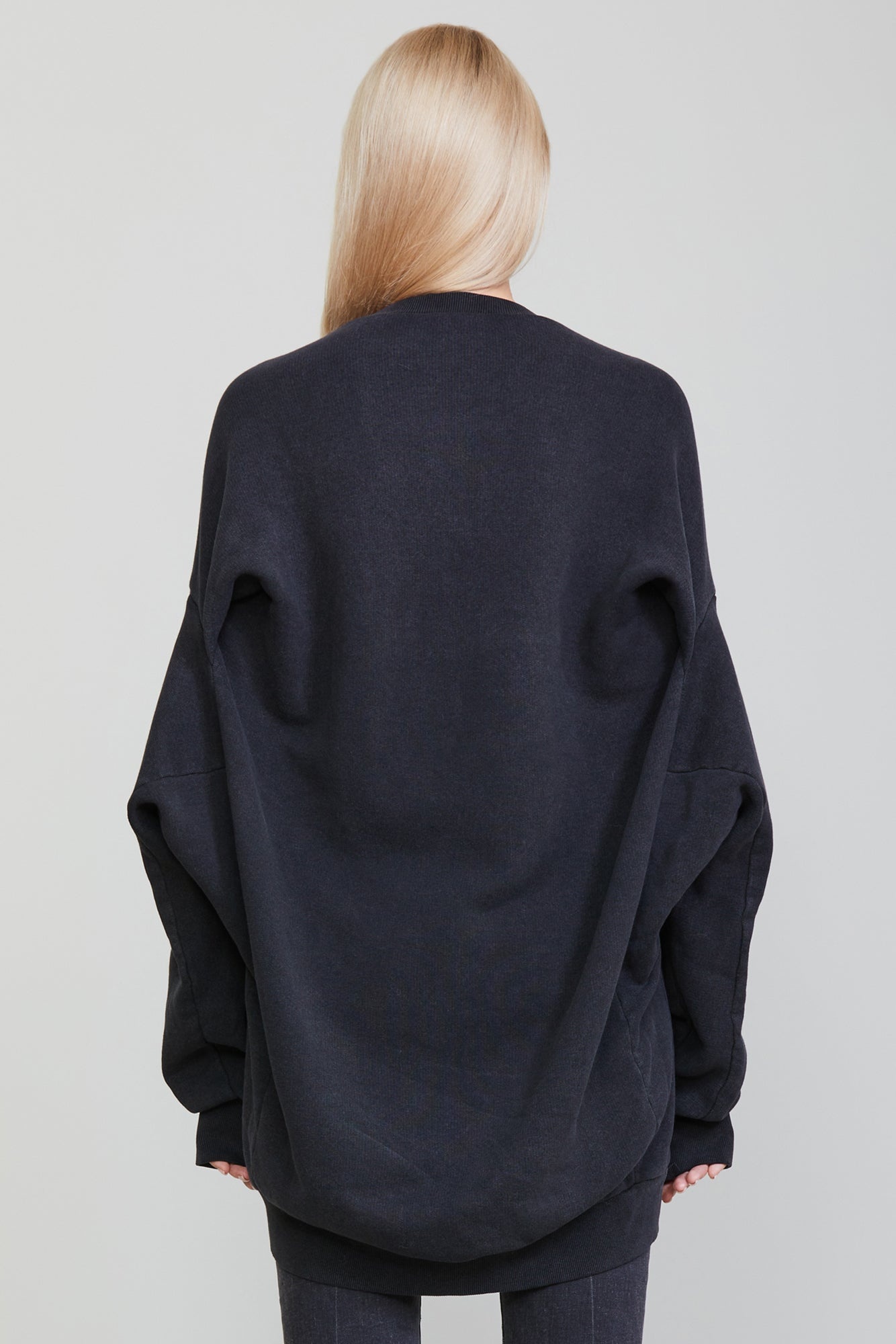 CONVERTIBLE CREWNECK - ACID BLACK - 5