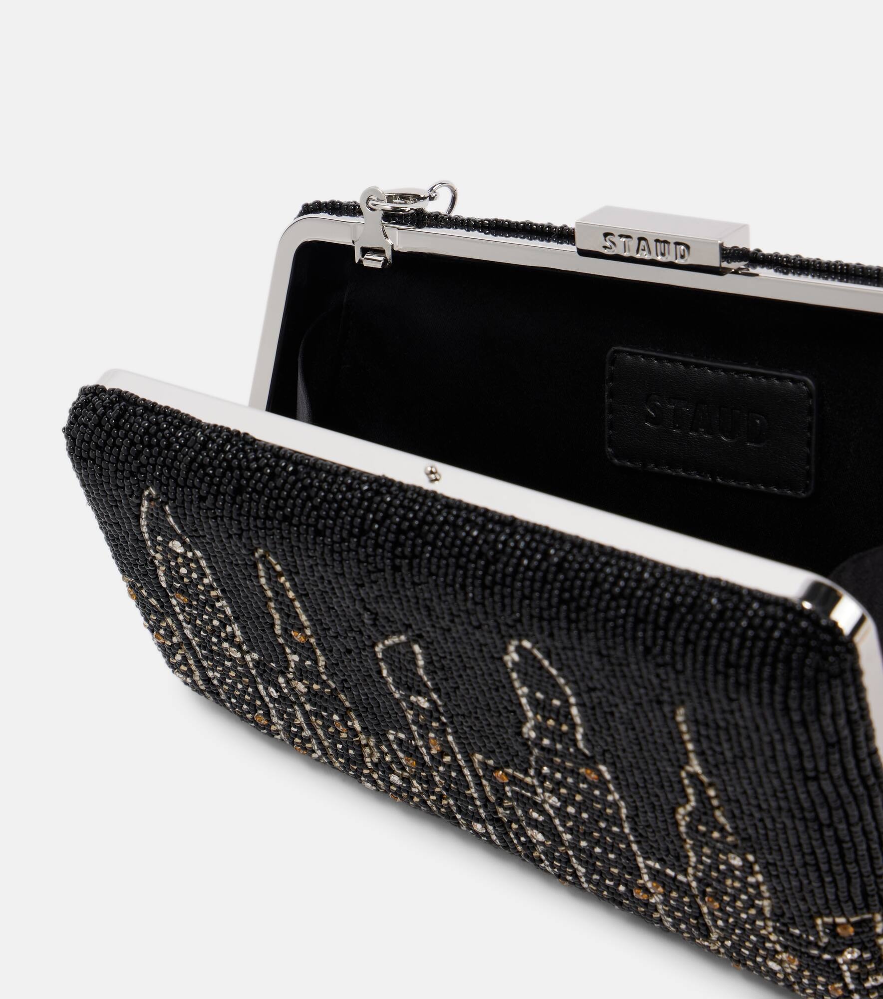 Carmella NYC Skyline beaded clutch - 3