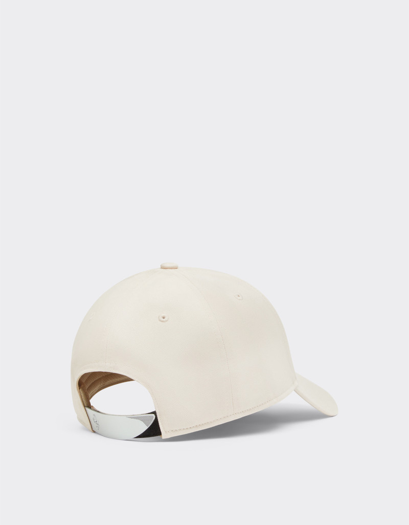 Baseball cap with embroidered Ferrari logo 3