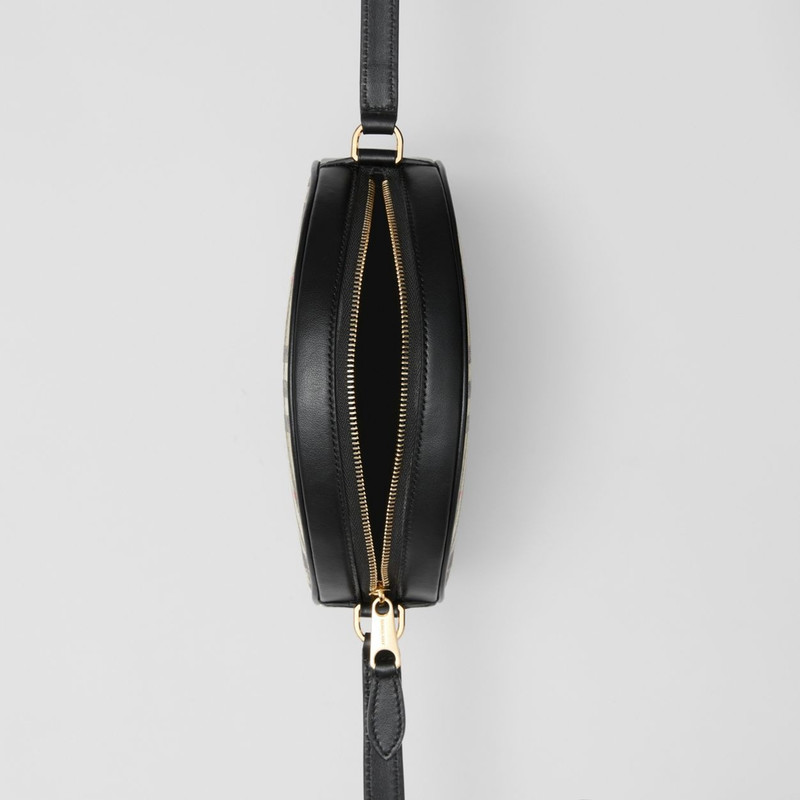 Vintage Check and Leather Louise Bag 4