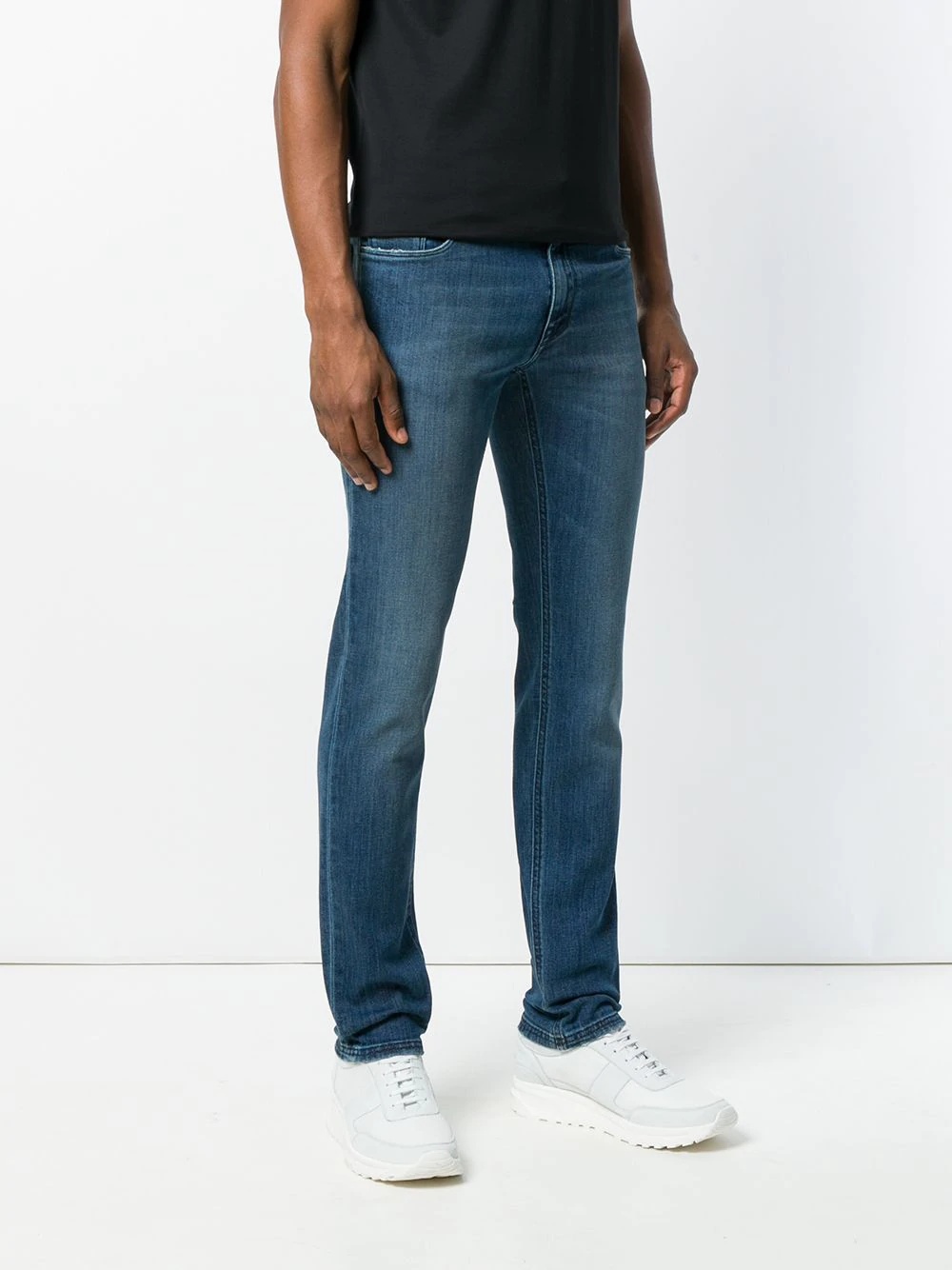 slim-fit straight-leg jeans - 3