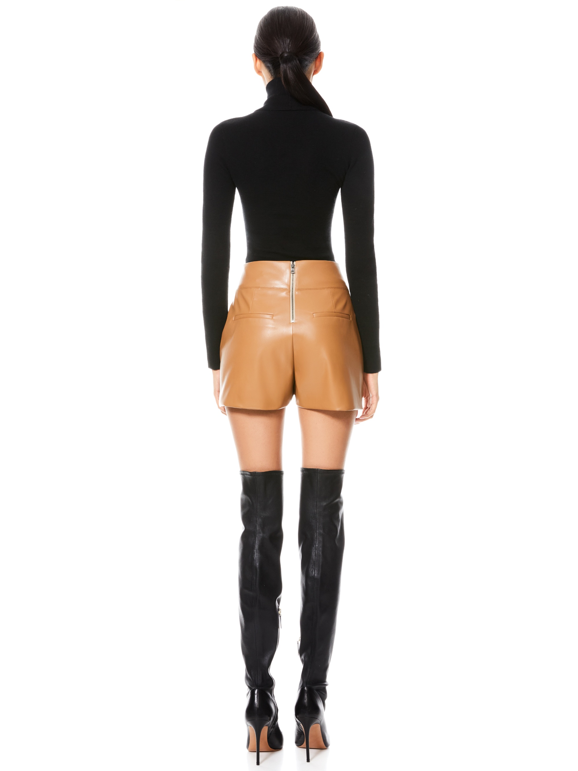 DONALD VEGAN LEATHER SHORT - 3