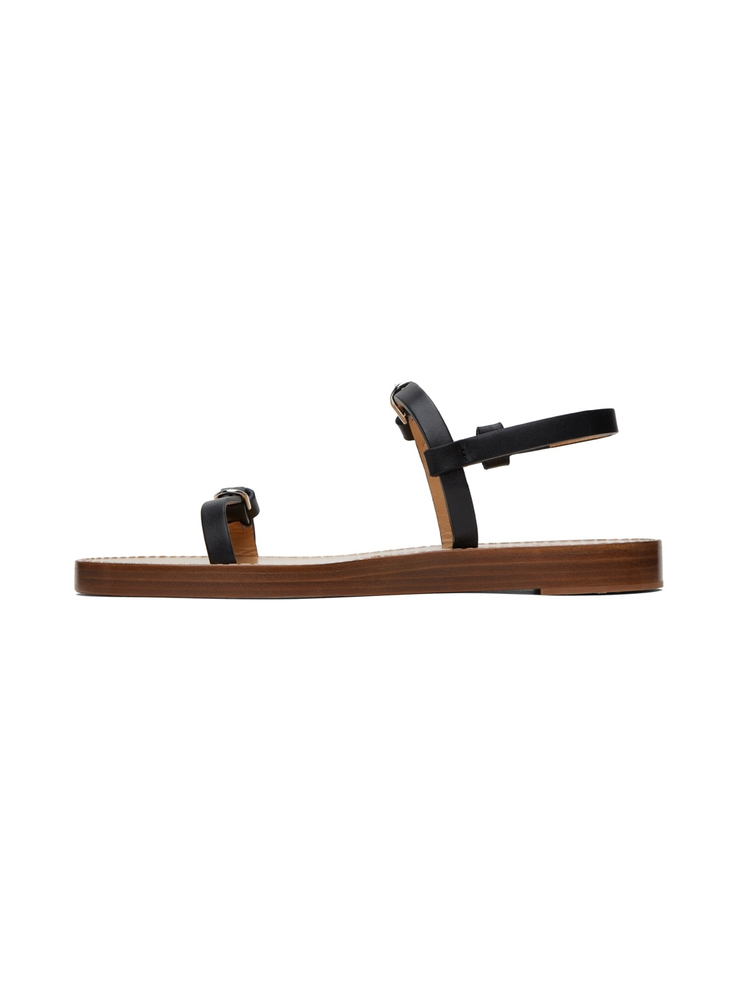 Black Steward Sandals - 3