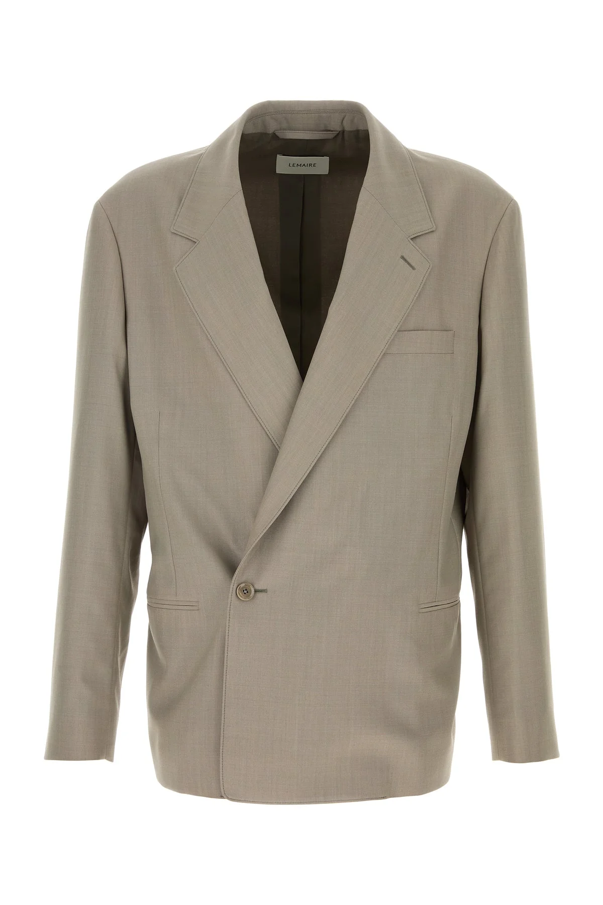 Light grey jersey blazer - 1