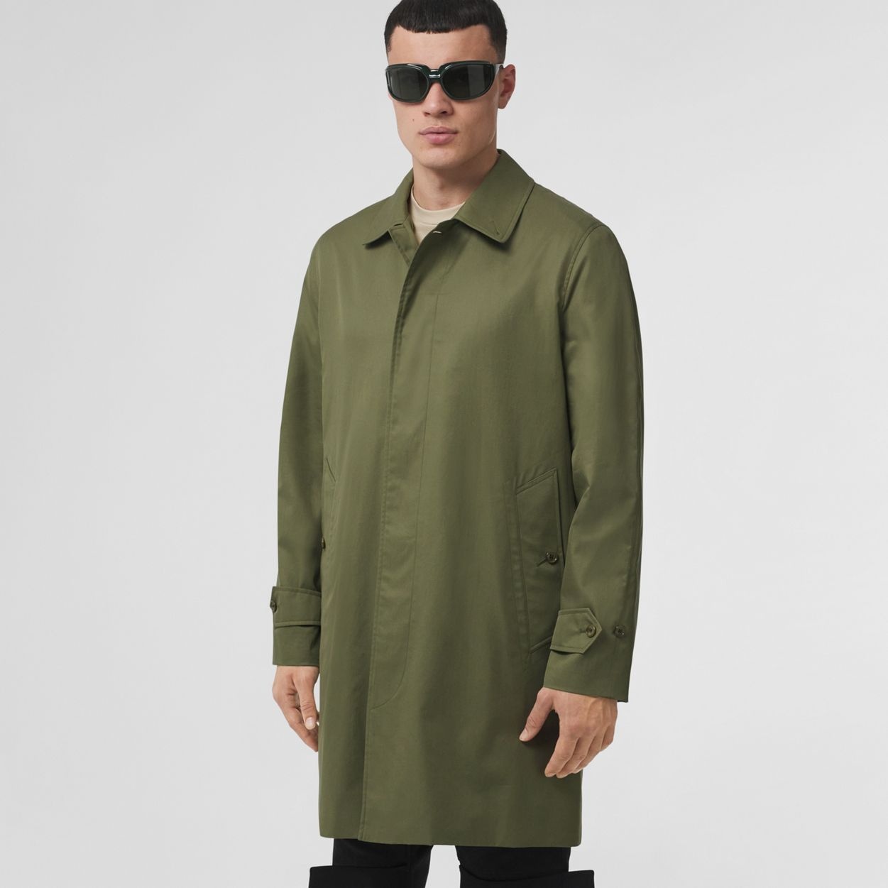 Cotton Gabardine Car Coat - 8