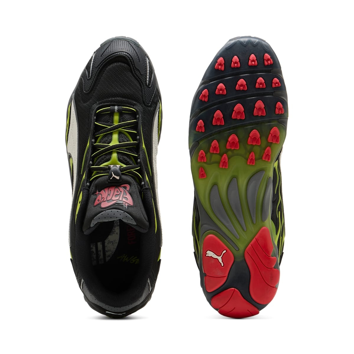 PUMA x A$AP Rocky Inhale 'Black Lime Pow' 402459-01 - 4