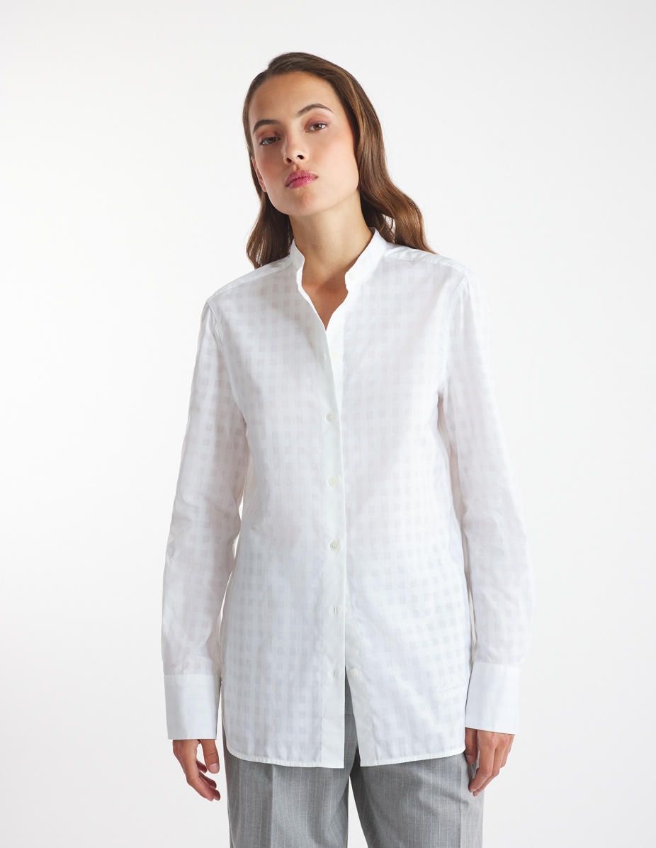 STAND COLLAR SHIRT - 3