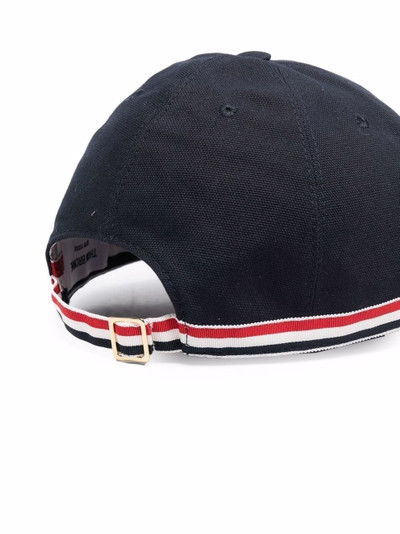 Thom Browne stick-man logo-tape cap outlook