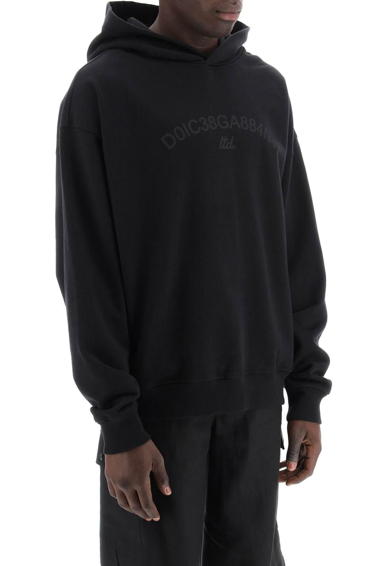 Dolce & Gabbana Hooded Sweatshirt With Logo Print - 3