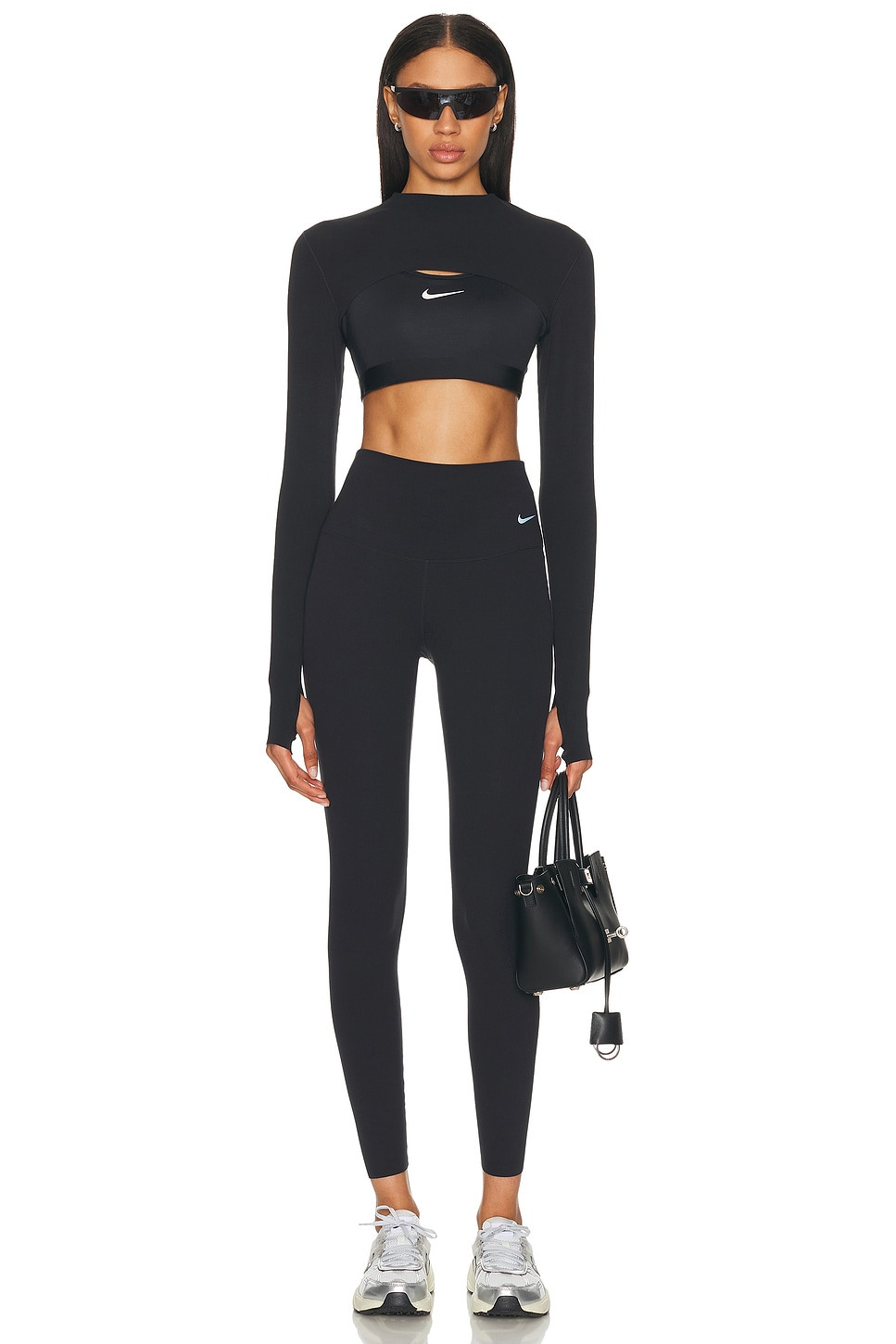Swoosh Medium Support Padded Sports Bra - 4