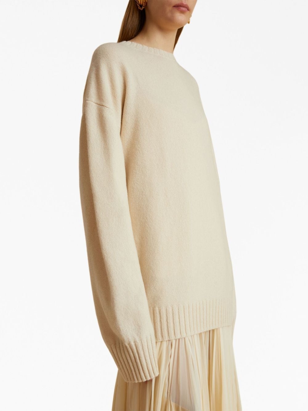 Camilla crew-neck cashmere jumper - 4