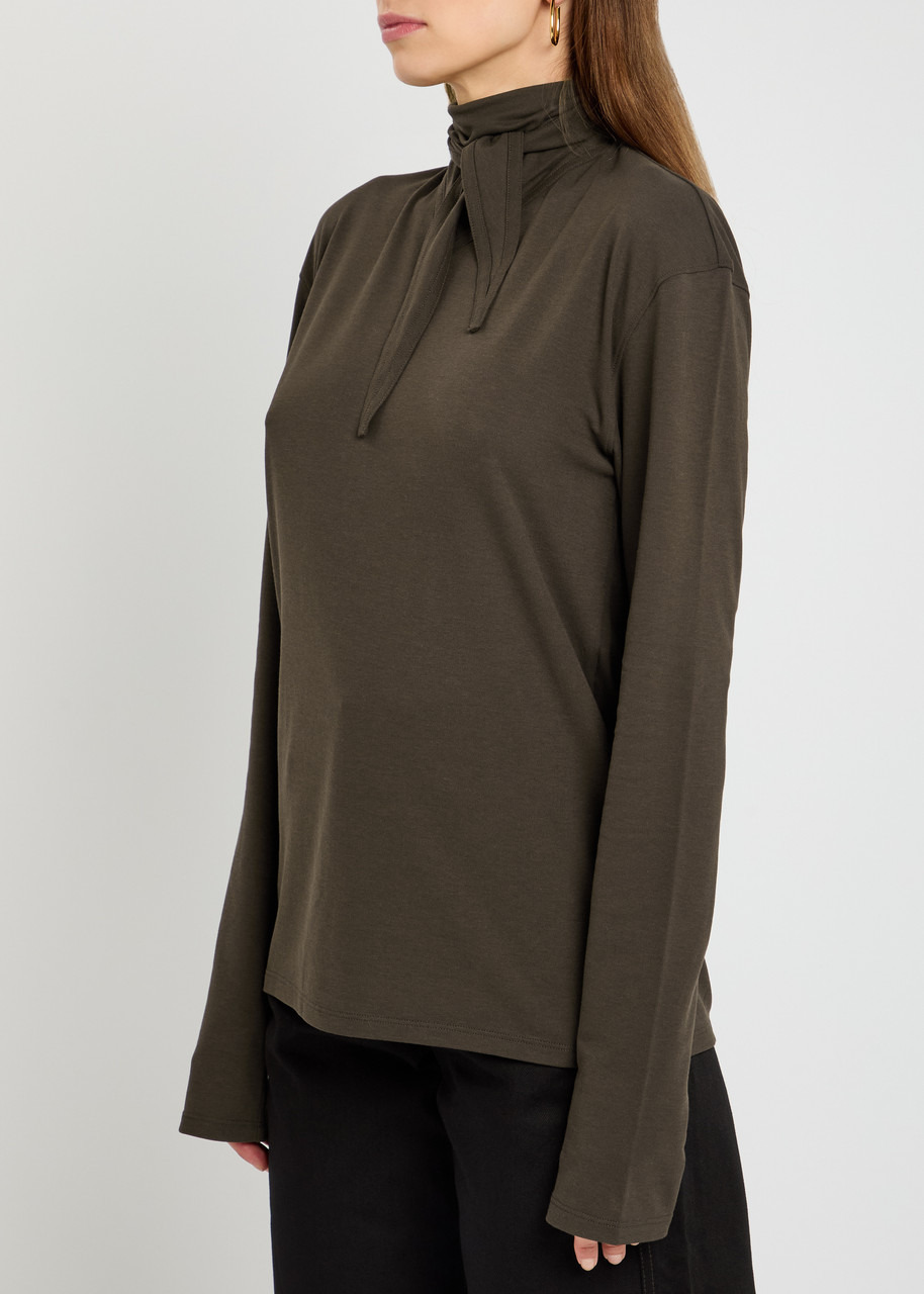 Lemaire Tie-embellished Cotton top - 2