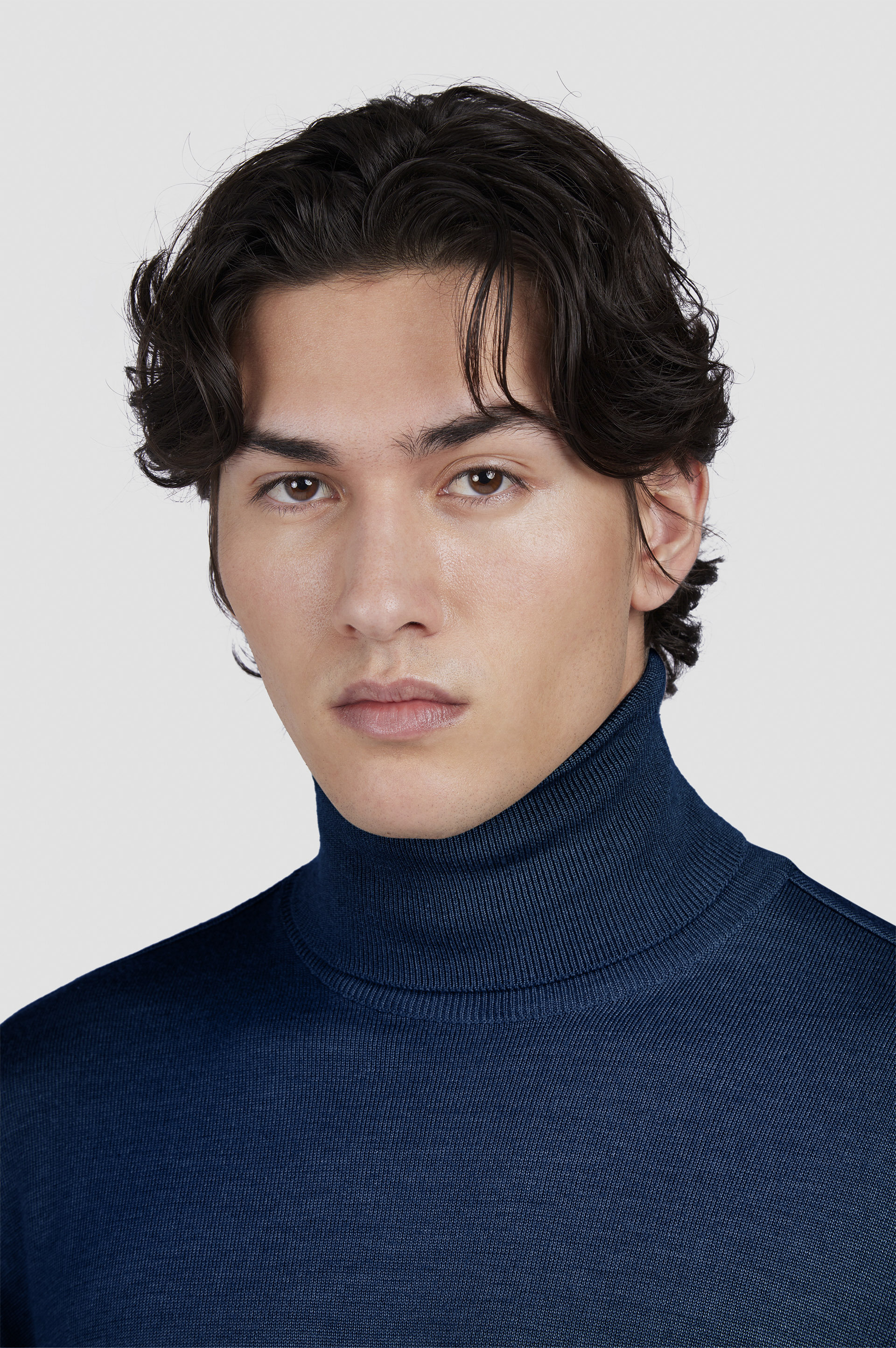 WOOL AND SILK TURTLENECK SWEATER - 4