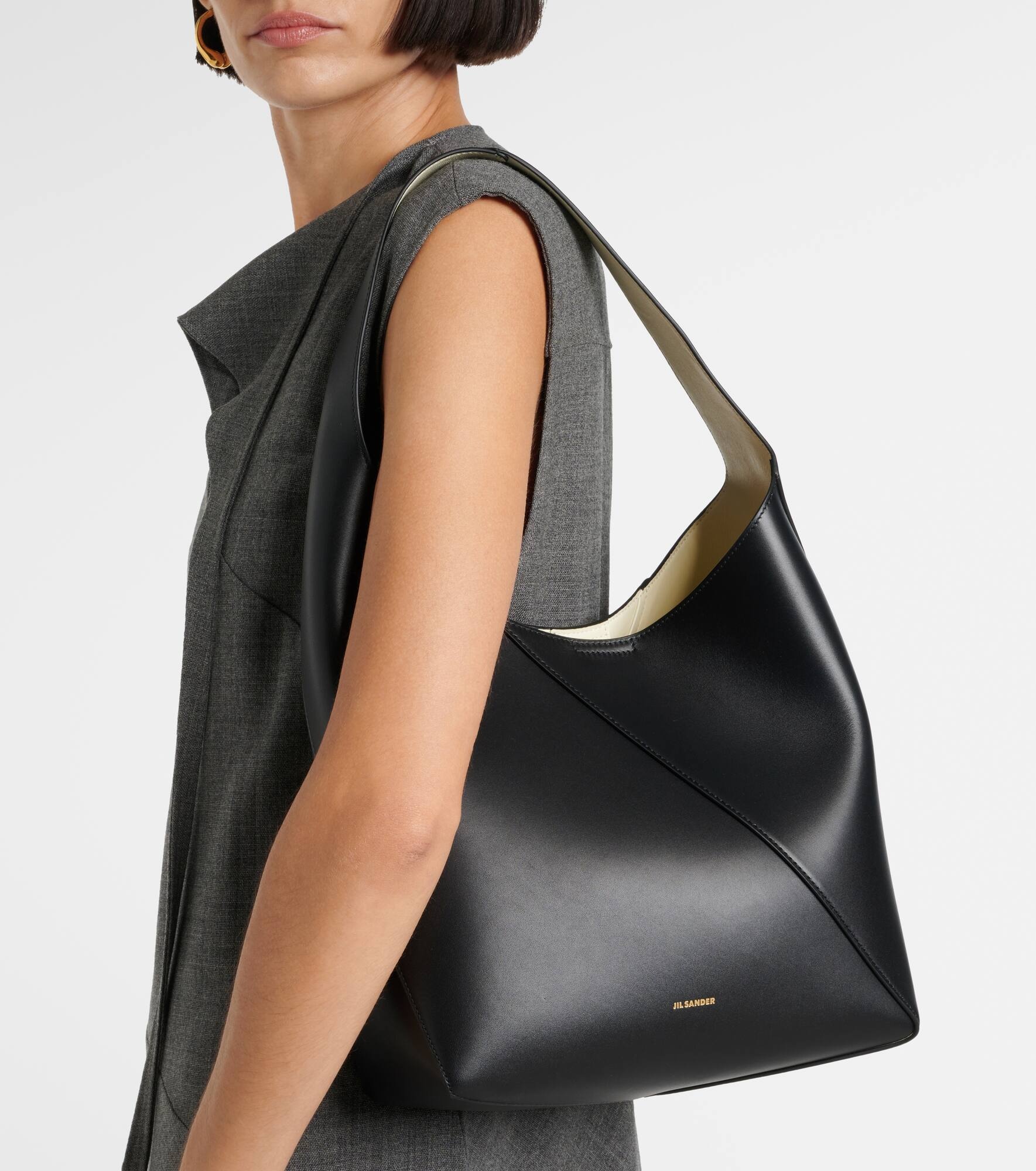 Jil Sander Vertigo Medium leather tote bag | mytheresa