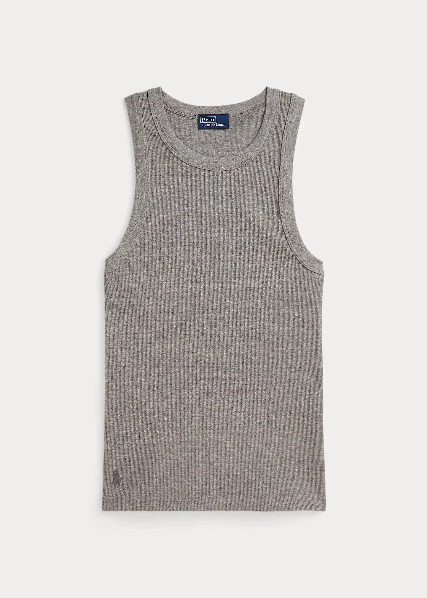 Ribbed Cotton Tank Top - 1