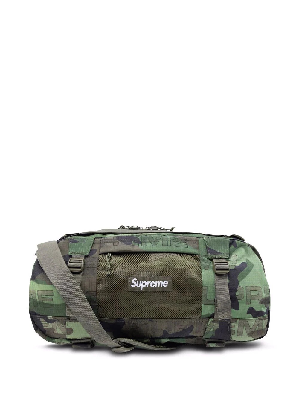 logo-print duffle bag "FW21" - 1