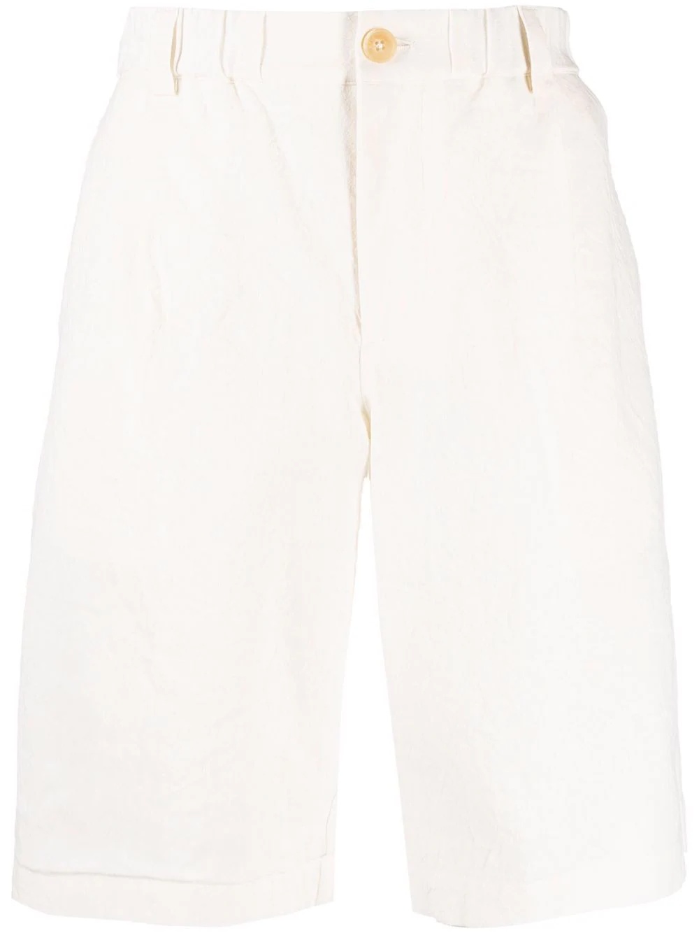 cotton-hemp Bermuda shorts - 1