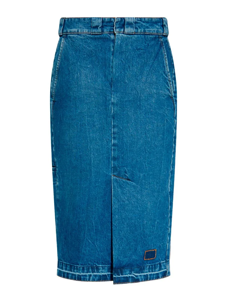 Maison Margiela Denim Pencil Skirt With Slits Clothing - 1