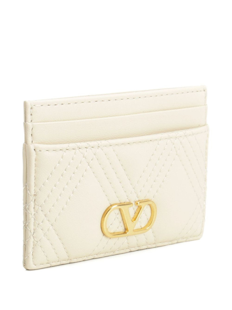 Valentino quilted VLogo card holder outlook