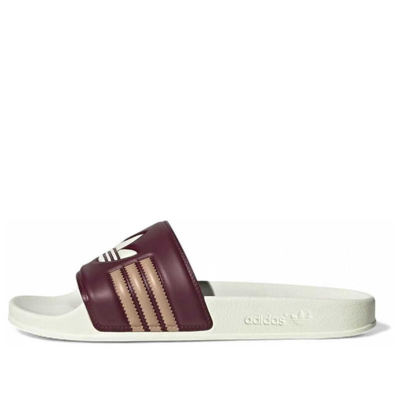adidas Adilette Slides 'Shadow Red Cream White' JH7763 1
