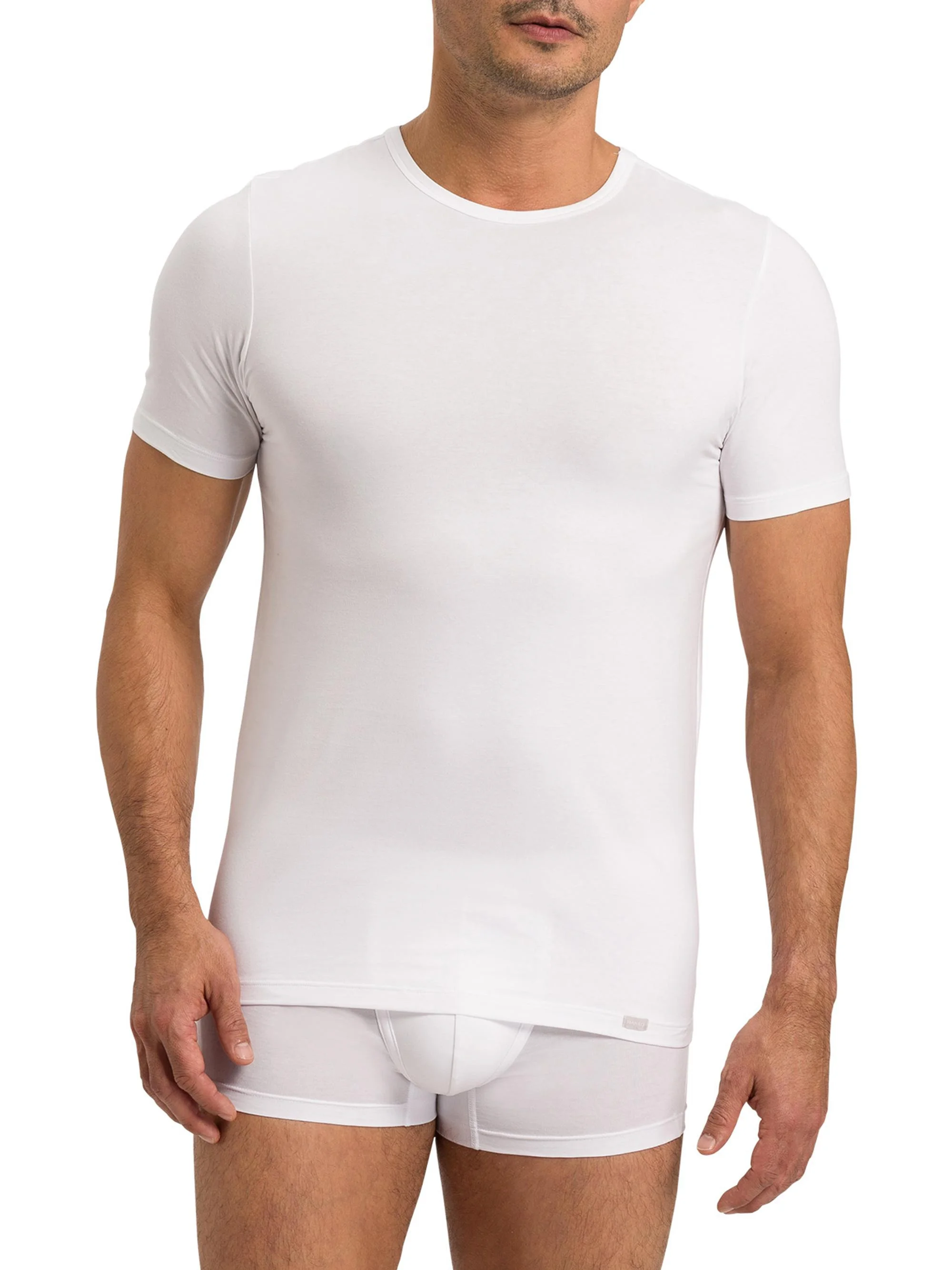 Men's Two-Pack Cotton Essentials T-Shirt - White - 1