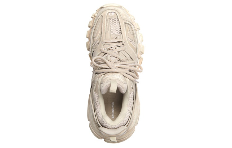 (WMNS) Balenciaga Track 1.0 Sneakers 'Faded Beige and White Mesh and Suede Like Fabric' 542436W3CN29 - 4