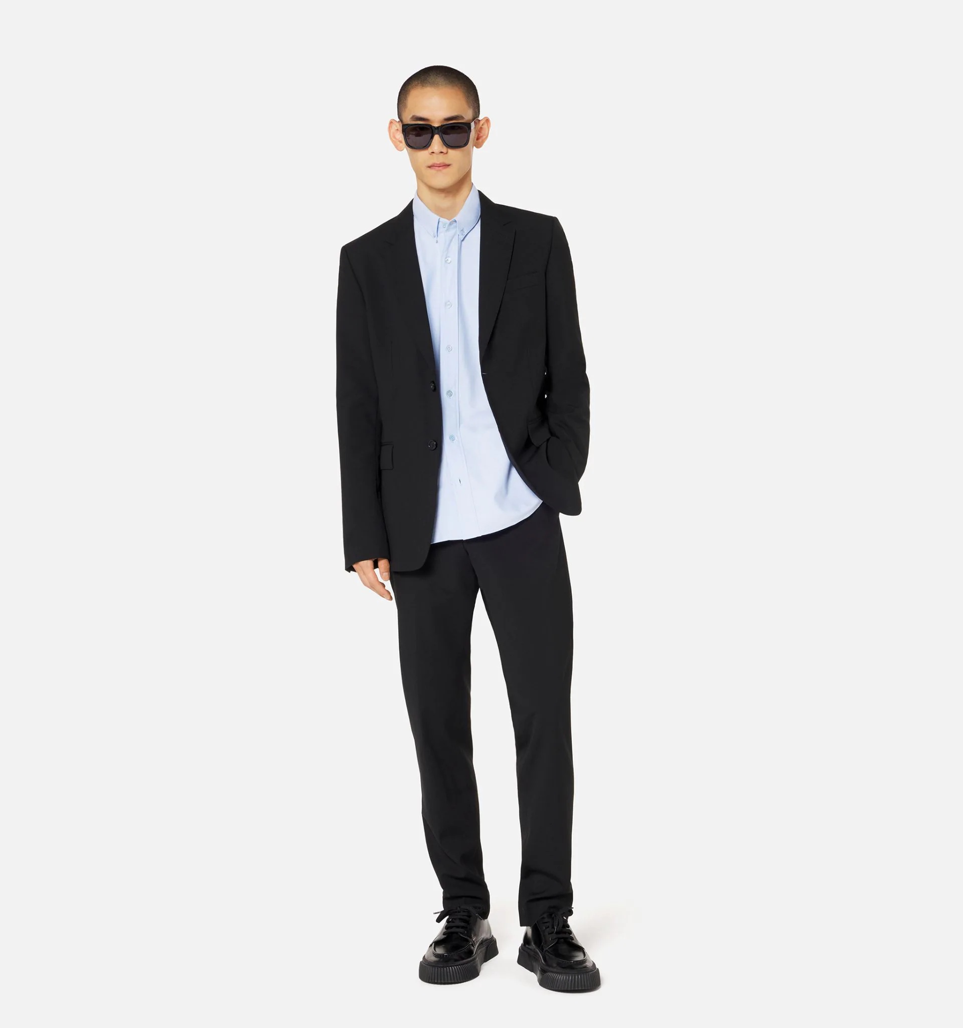 Cigarette Fit Trousers - 2
