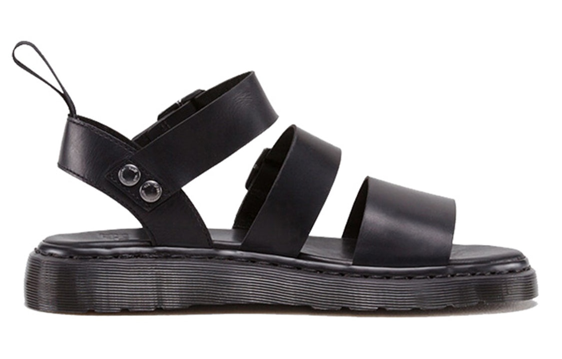 Dr. Martens Gryphon Brando Leather Gladiator Sandals 'Black' 15695001 - 2